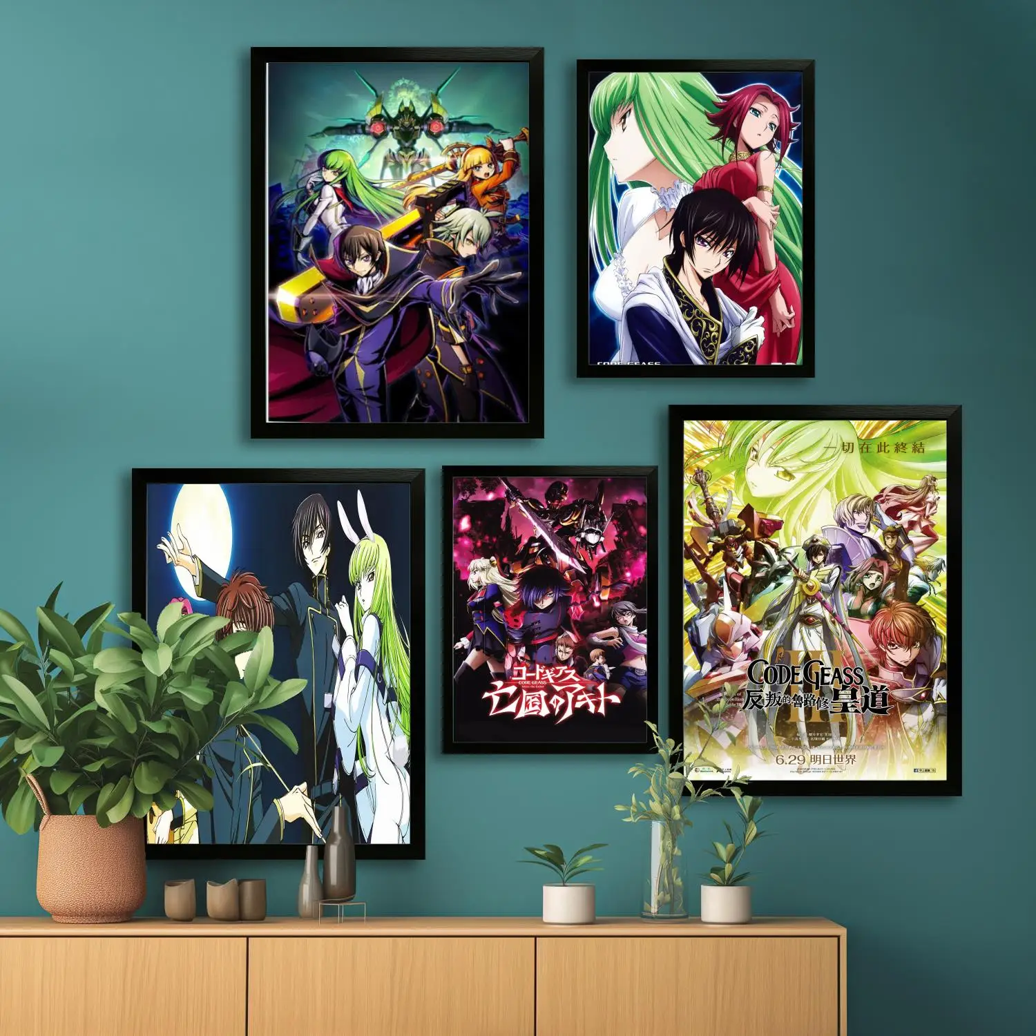 Code Geass Anime Canvas Art Poster and Wall Art Picture Print, Modern Family Bedroom Decor Posters,Decorative painting