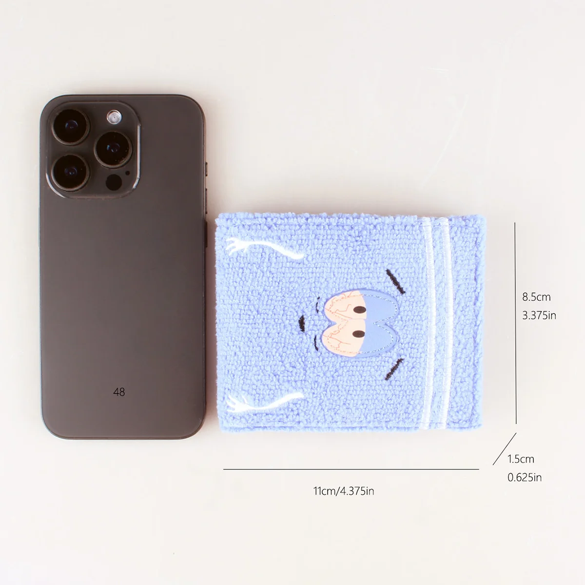 محفظة عصرية مطرزة من قماش المنشفة، حامل بطاقة الهوية الشخصية المصممة #6