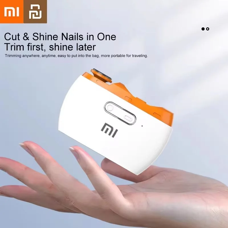 

Xiaomi Electric Nail Clippers Mijia Automatic Polished Armor Trim Nail Clipper Smart Home Suitable for Children Nail Trimming