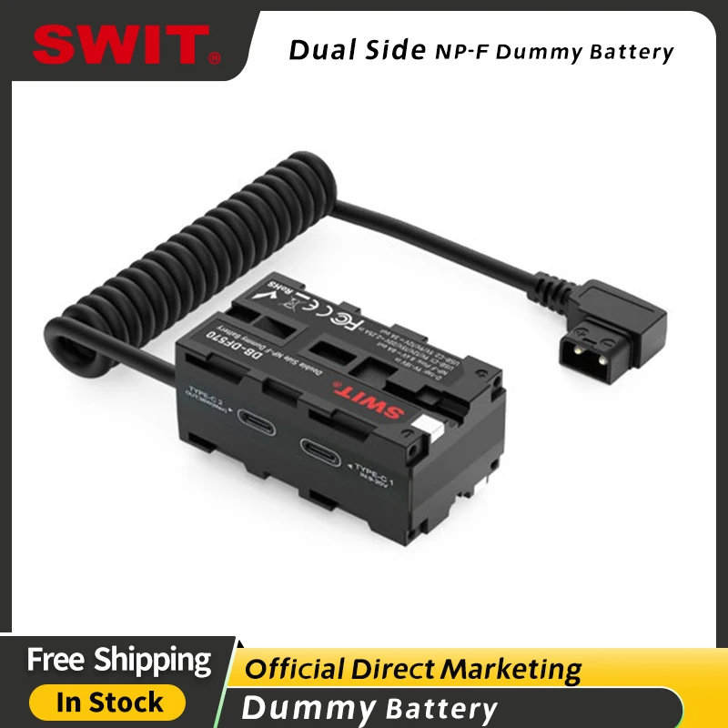 

SWIT DB-DF570 Dual Side NP-F Dummy Battery with USB-C