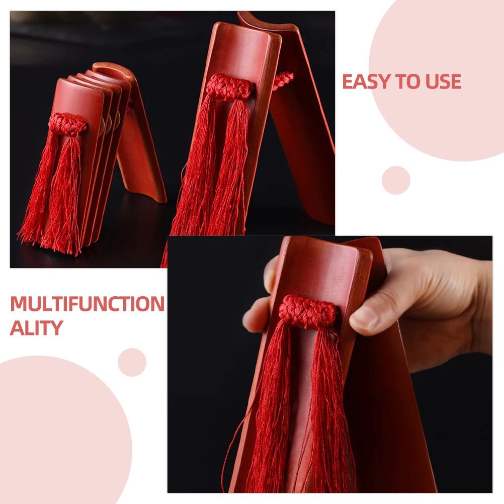 2 قطعة مجموعة الأطفال Kuaiban الصينية الخيزران اليجرو كلابر أداة للأطفال لوحة صغيرة كبيرة قرع الموسيقية التقليدية