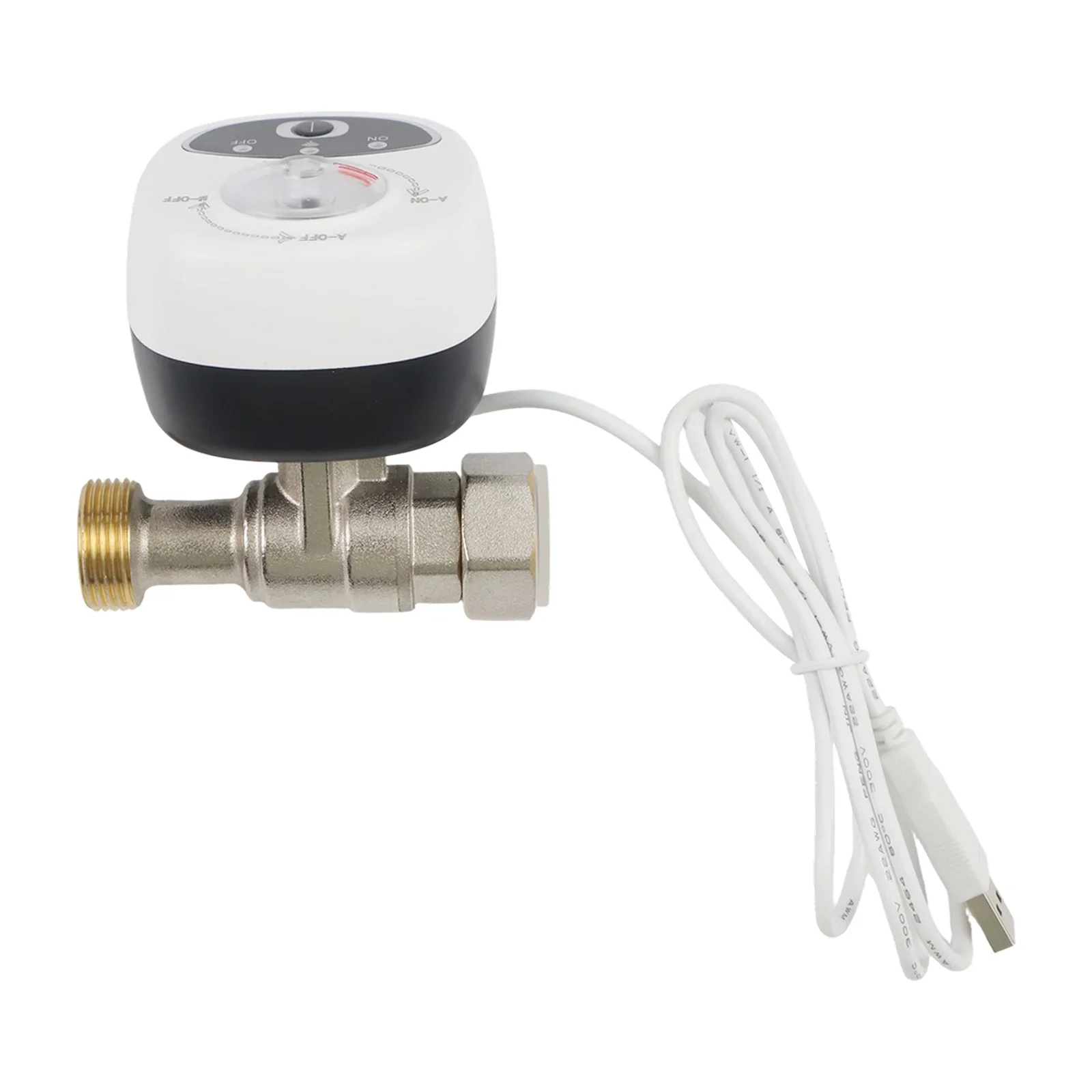 Wireless Control of Water and Gas Supply Smart WiFi Valve for DN15DN20DN25 Pipes Voice Control for Convenience