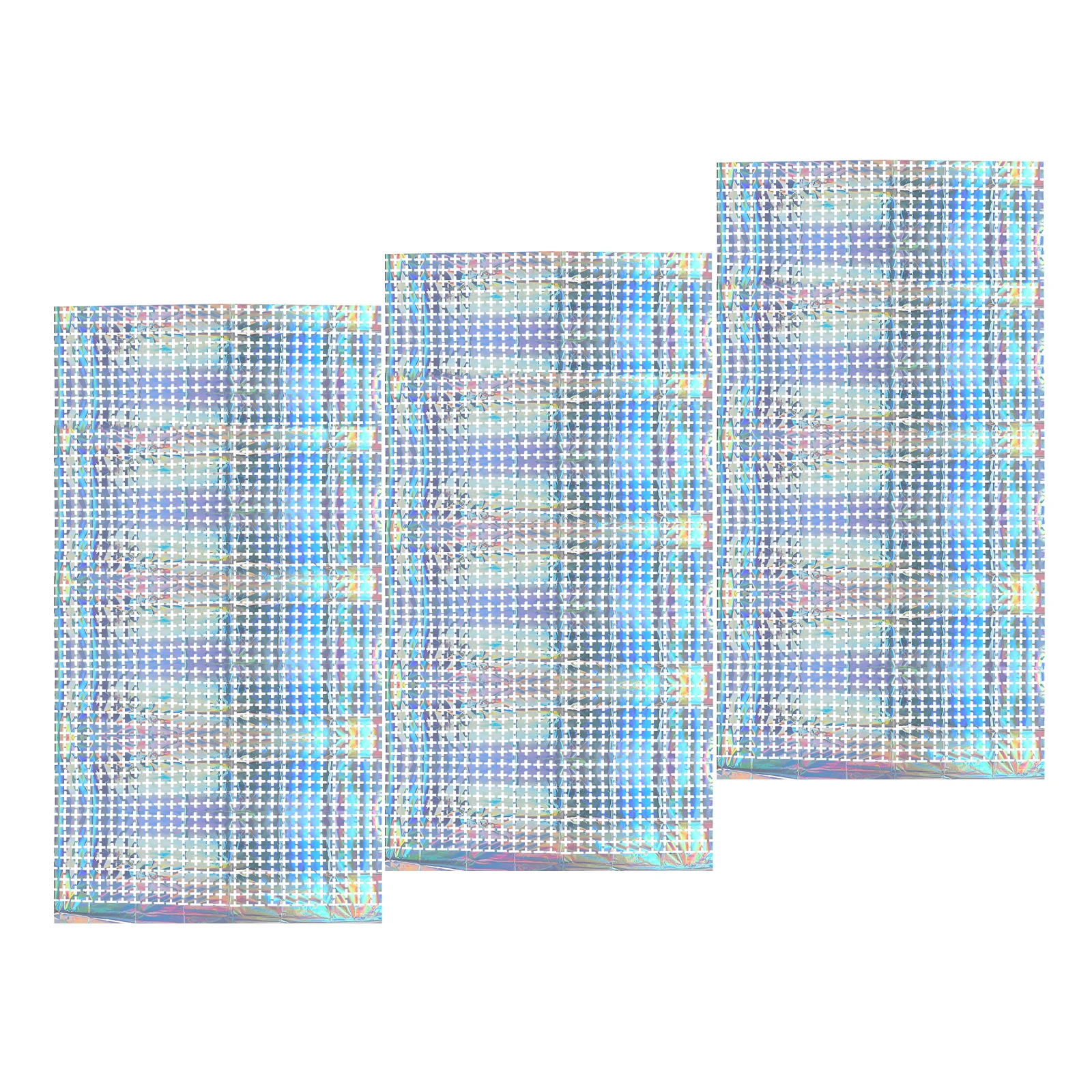 

3 Pcs Disco Foil Curtains Background for Party Decorations Birthday Bachelorette Photo Booth Props Holographic Backdrop
