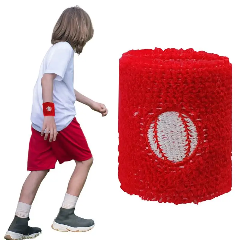 

Kids Sports Wristbands Children Wrist Sweatbands Sports Sweatbands For Basketball Baseball Football Soccer Fitness Accessories