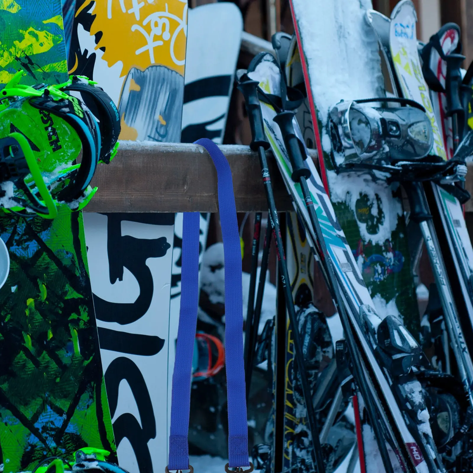 

Комплект из 2-х прочных нейлоновых регулируемых ремней для переноски лыжных ботинок, легкие портативные ремни для сноубордических ботинок, снаряжение для катания на лыжах