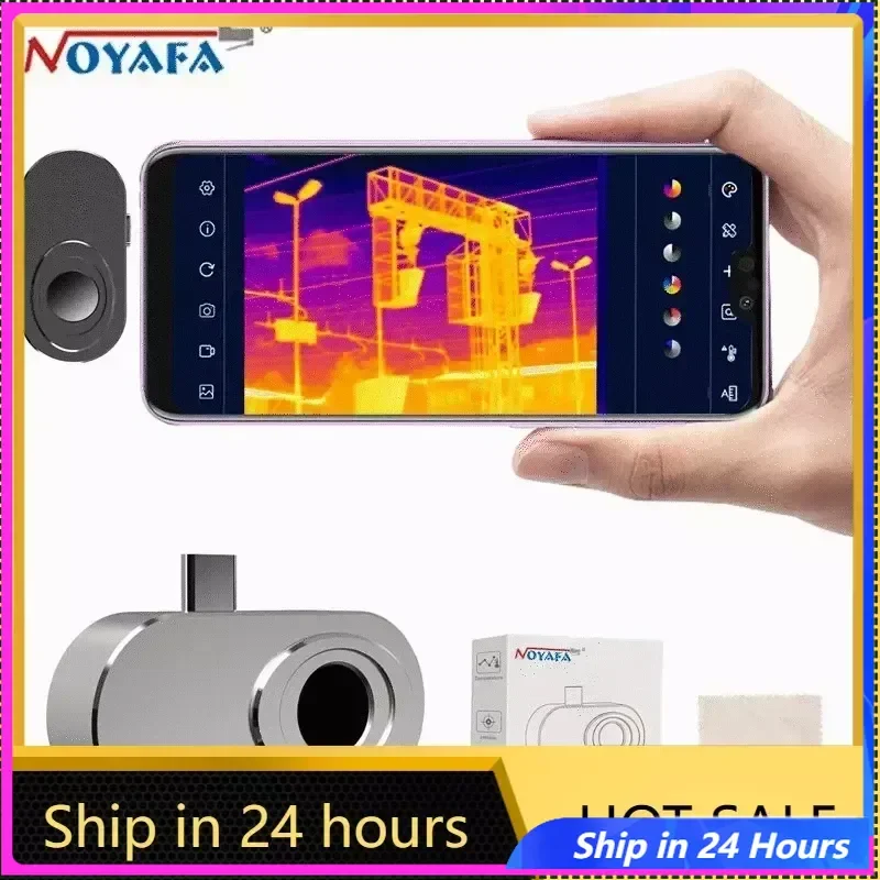 ZHOUCE NF-583S Thermal Camera NF-586S Upgraded Smartphones Imager 256 X192 IR Resolution For Home Use Building Factory Places