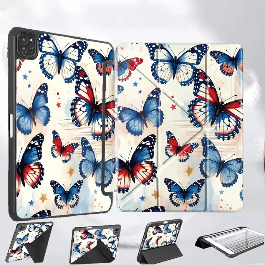 

Простой чехол-подставка для планшетов iPad Pro 2025, Pro 11-го, 10-го, 9-го, 8-го, 7-го поколений, 12.9 дюймов, Air 4, 5, M3, M2, M4, 11 дюймов, Mini 6, 7