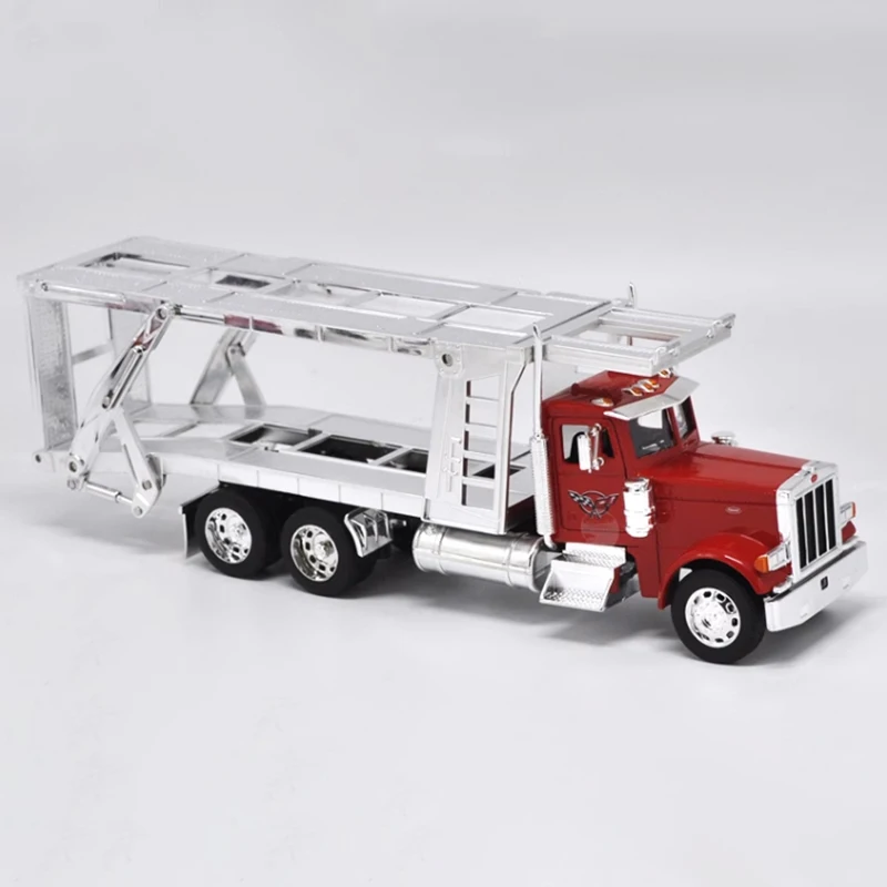 

WELLY Diecast 1:32 Scale Kenworth Transporter Truck Trailer Alloy Car Model Toys Collection Static Display Decoration Gift