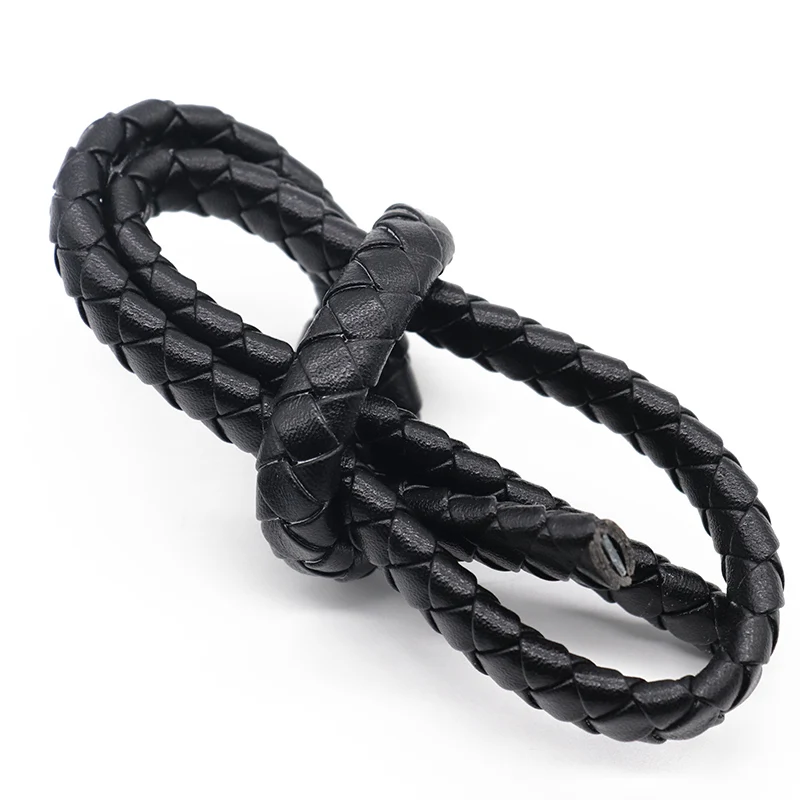 0.5/1meter Vintage Brown Black 12mm Width Flat Genuine Leather Cords for DIY Leather Bracelet Jewelry Making Findings Wholesale