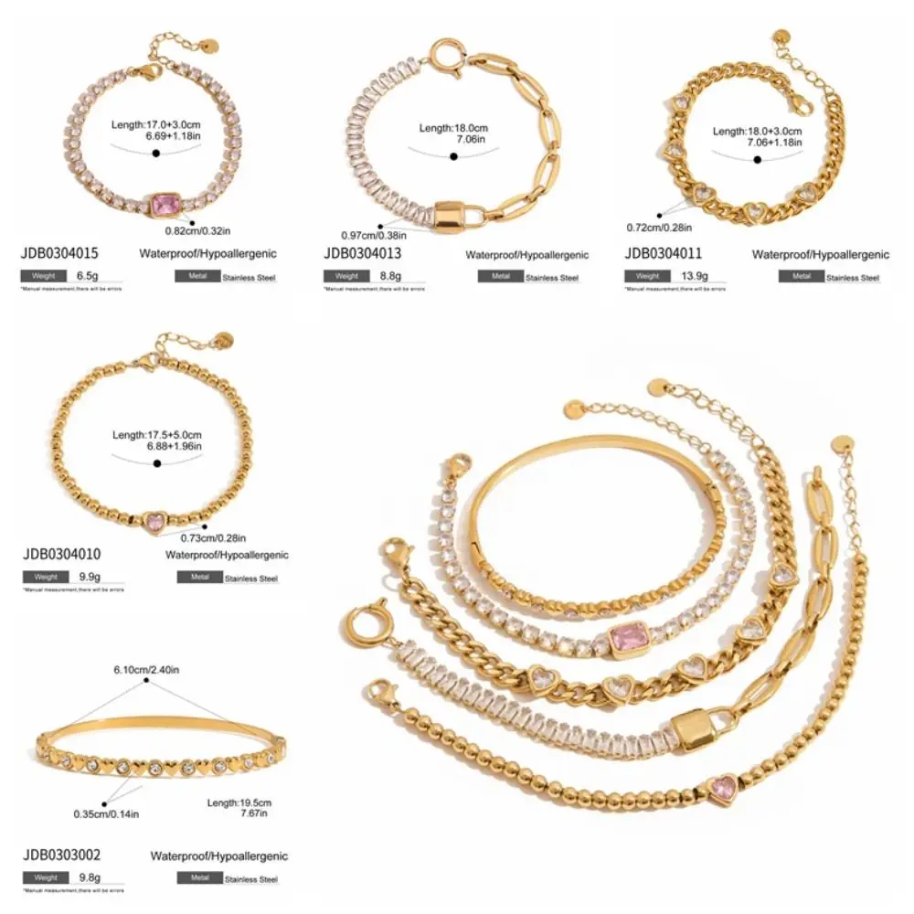 패션 쿠바 팔찌 방수 유럽과 미국의 세련된 매력 팔찌 럭셔리 하이 엔드 핸드 체인 핸드 액세서리