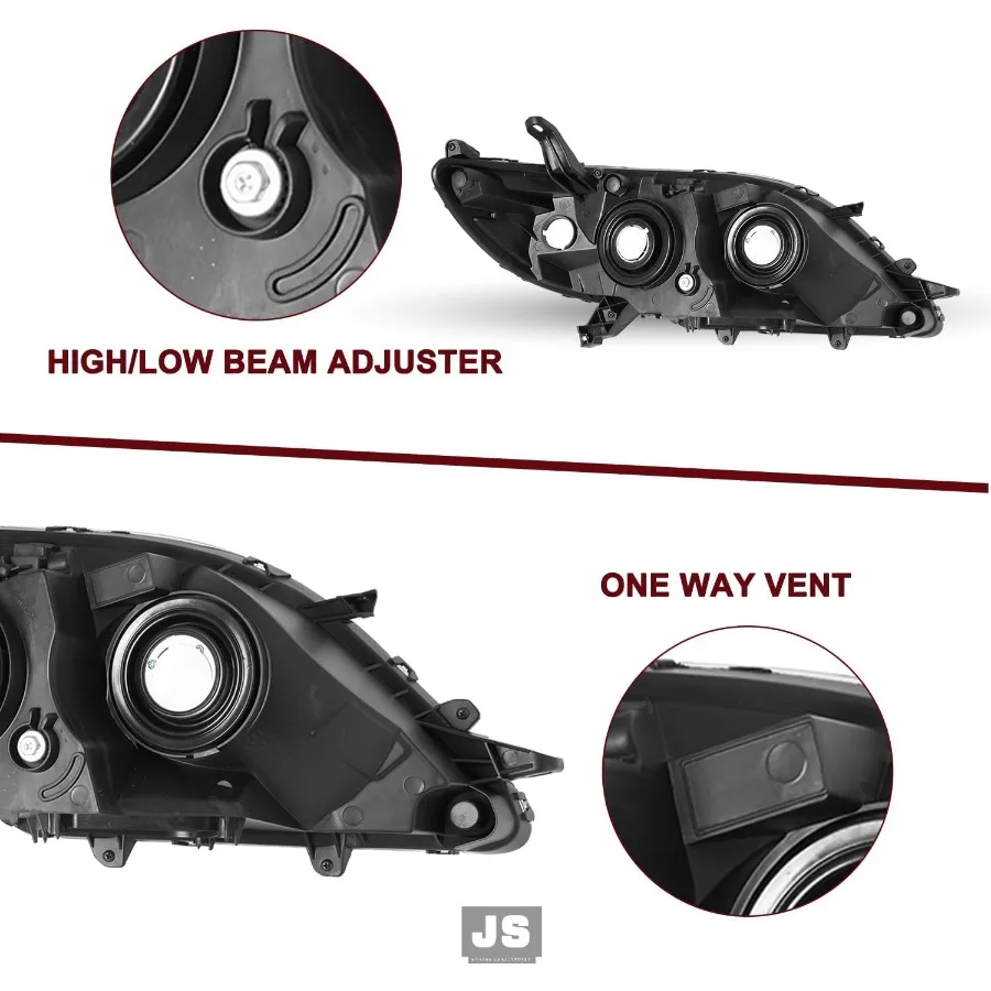 مجموعة مصابيح الهالوجين W O LED DRL مصممة لسيينا 20112020 مع مبيت من الكروم وعاكس كهرماني مثالي للتعزيز #5