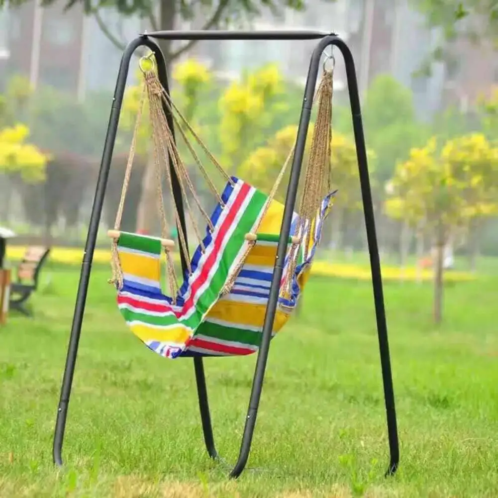 A-shaped Strong Load Bearing Anti-deformed Hammock Chair Stand Swing Seat Metal Support Rack Outdoor Metal Swing Stand