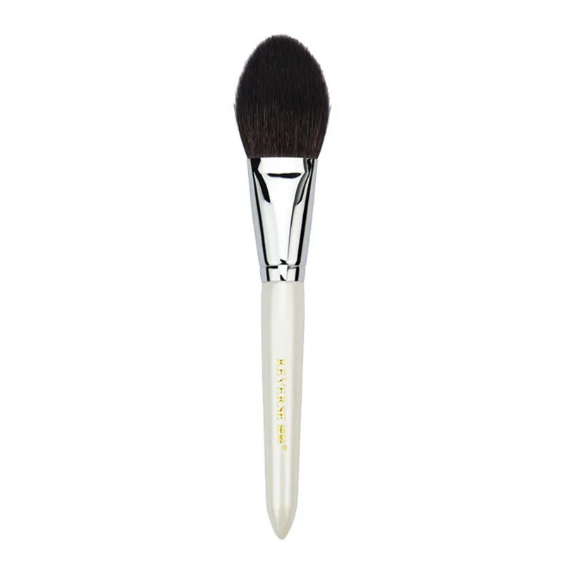 

Reverse Age White Jade Porcelain Tongue Shape Loose Brush Wool Cangzhou Makeup Brush Blush Powder Soft Fur Soft Beginners