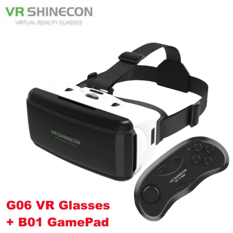 Virtual Reality VR-bril IMAX Enorme scherm 3D-bril Google Cardboard Box VR-helm voor 4,5-6,53 "telefoon, ondersteuning voor gamejoysticks