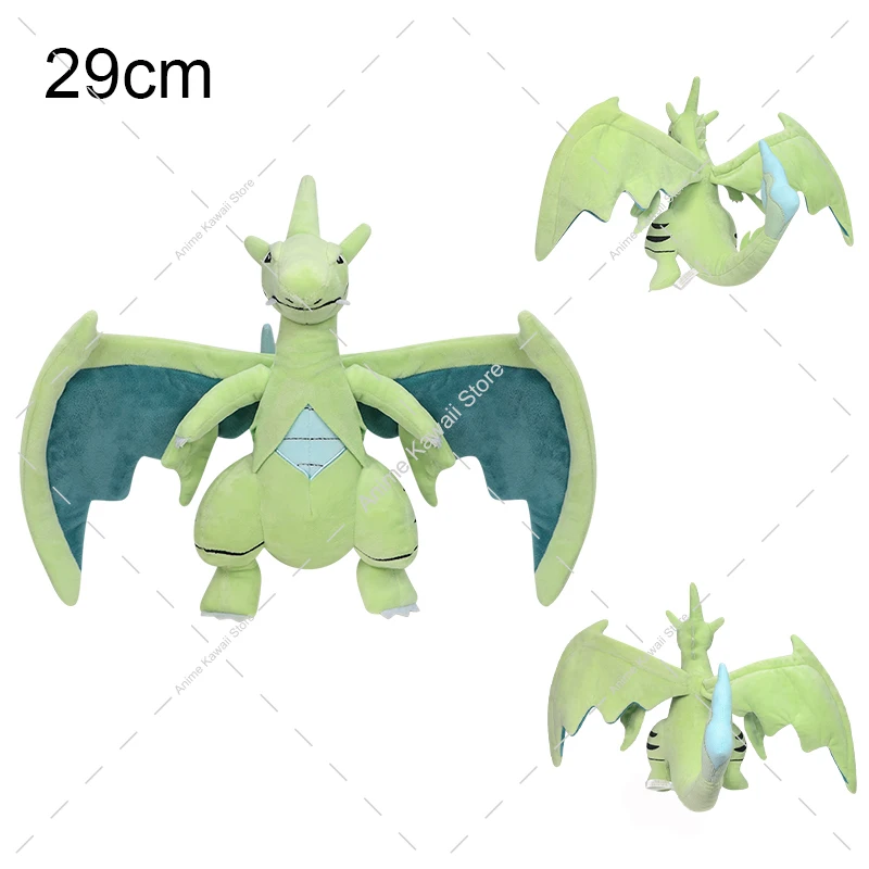 18 Stile Glänzende Glurak-Plüschtiere Pokemon Mega Evolution X & Y Glurak Weiche Stofftiere Spielzeugpuppe Geschenk für Halloween – Detail 15