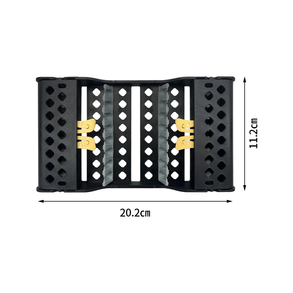 Tandheelkundige Instrumentale Sterilisatordoos 8 Sleuven Autoclavable Desinfectiedoos Plastic Plaatsingshouder Voor Spatels Voor Het Vullen Van Hars