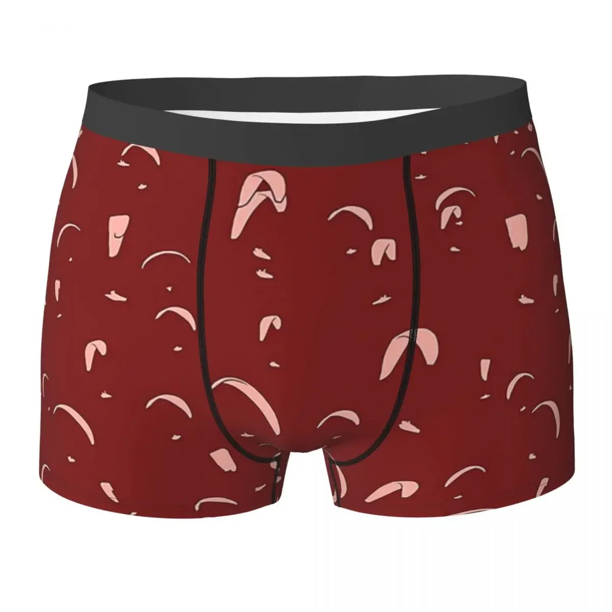 Boxer de Compétition de Parapente pour Homme, Culotte Rouge, Sous-Vêtement Doux pour Zones Me, Cadeau Petit Ami