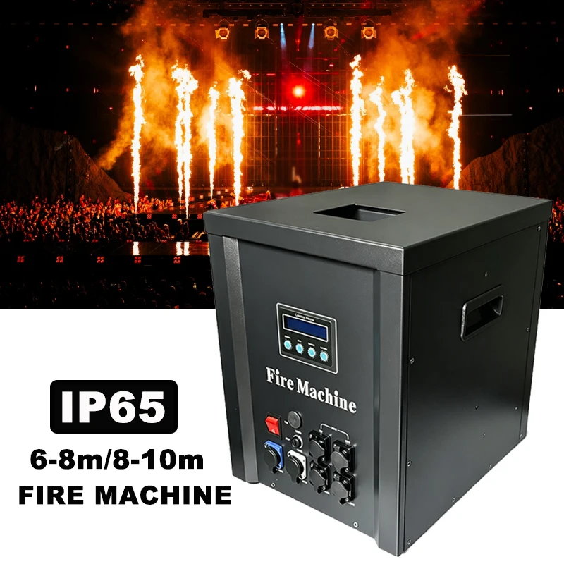 【Wholesale Price】 DMX Electric Fire Waterproof 6-8m/8-10m High-Voltage Electronic Ignition Flame Jet Spray Machine For DJ Concer