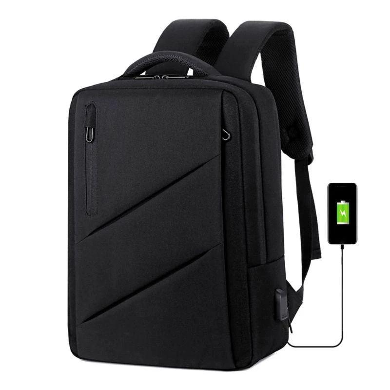 Backpack d'ordinateur portable U55C USB des sacs à informatique à imperméable pour hommes