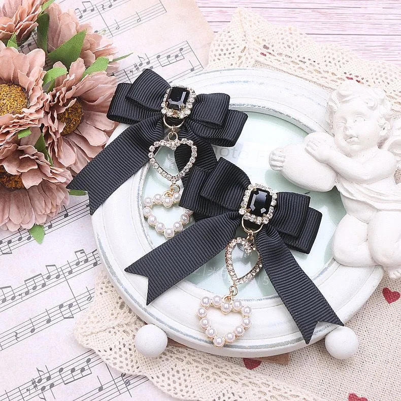 [1 pair] y2k accessories New year\'s eve decorations trendy hair clips lolita cosplay Hairpin cute accessories Decoration for new