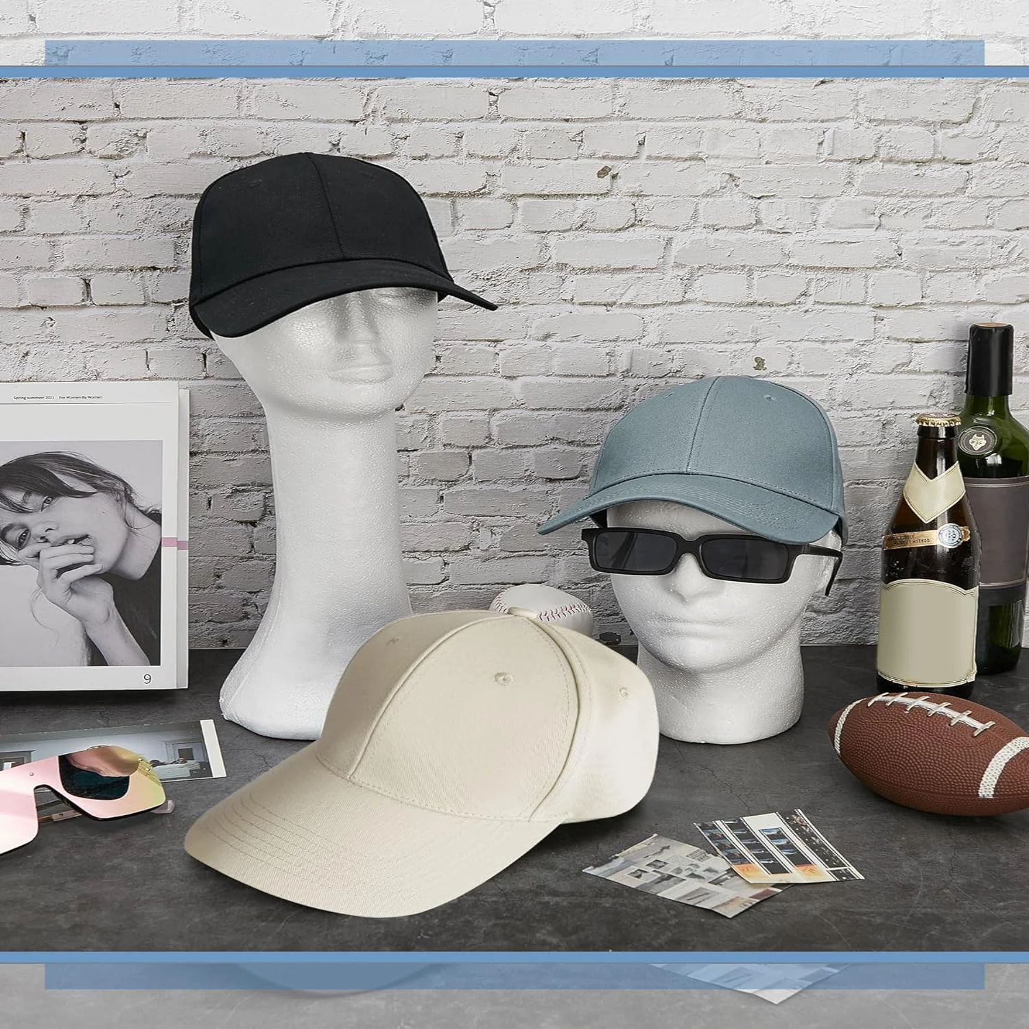 Elevate your look with these comfortable, high-quality, extra-large baseball caps. Crafted from premium materials, these stylish