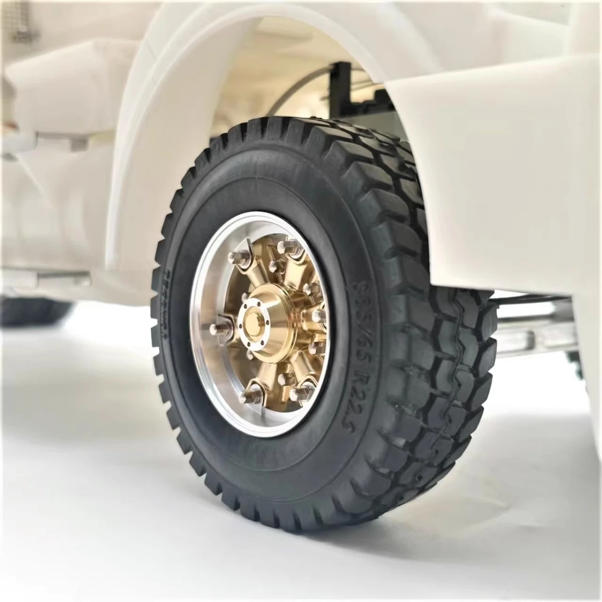 JDMODEL Nuovo mozzo per ruote in metallo per rimorchio per trattore Tamiya per camion RC in scala 1:14