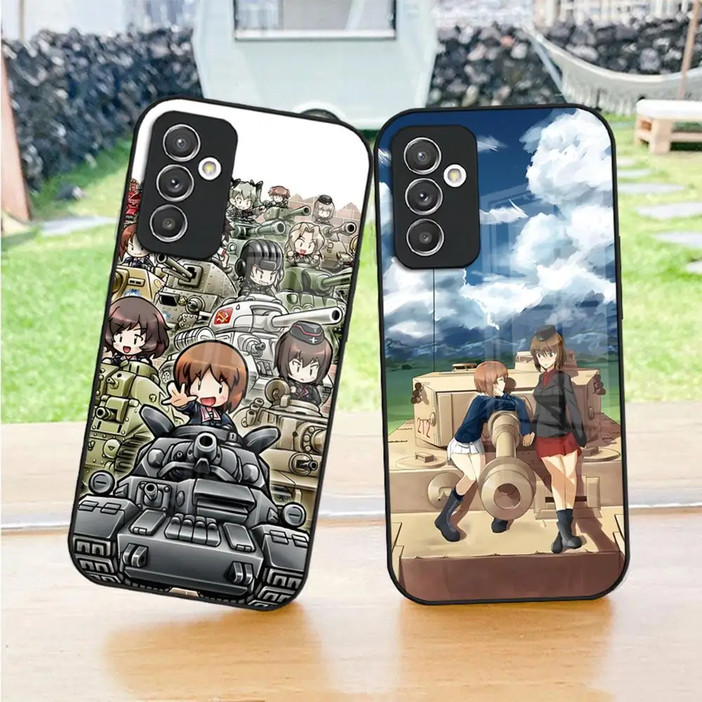 Girls Und Panzer Phone Case For S24 Ultra Samsung S23 Fe S22 S20 S21 Plus Galaxy A54 A34 A24 A53 Note 20 Glass Cover