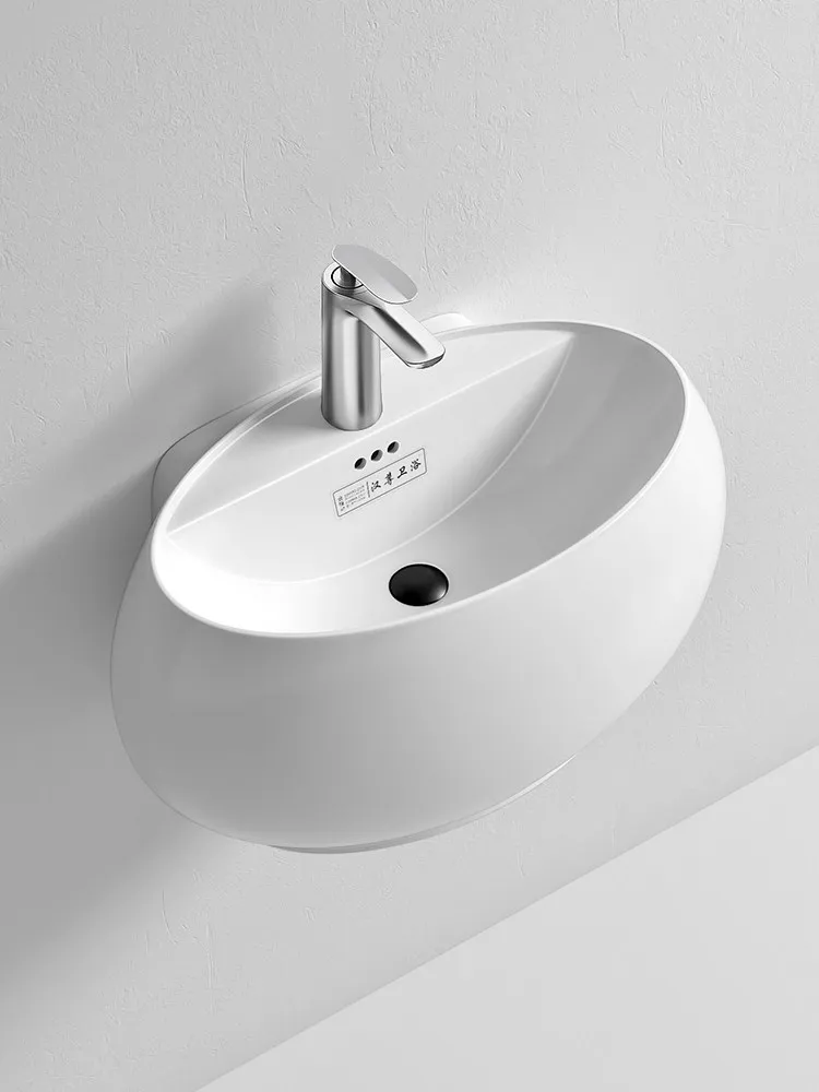 CX wall-mounted wash basin ceramic household bathroom wash basin small apartment