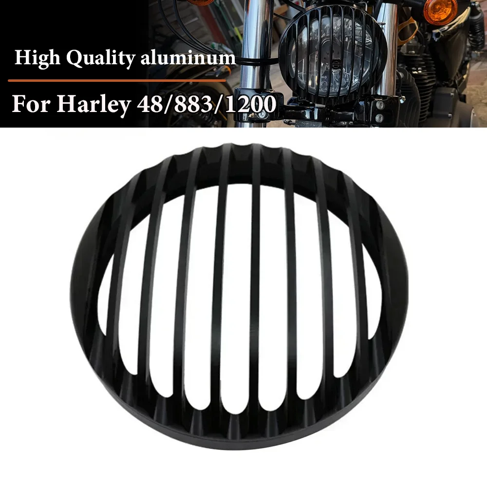 

Motorcycle Front Headlight Grill Guard Grille Cover For Harley Sportster XL883 XL1200 XL1200X X48 Sportster Iron Custom