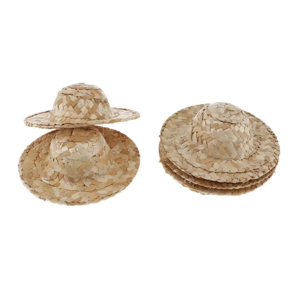 ロット 5 ニットストローボウラーサンライフガードハット衣装/4 BJD 人形