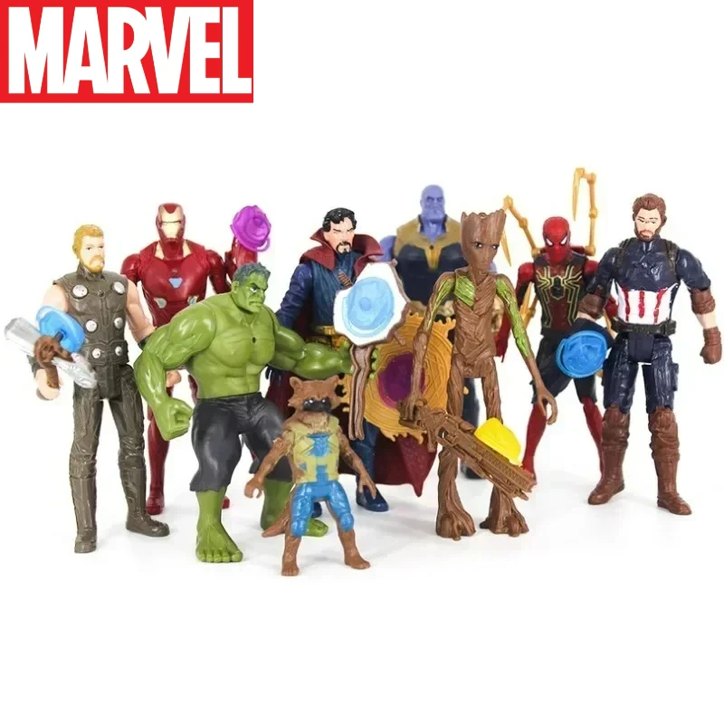 لعبة شخصيات مارفل أفنجرز إندجامي إنفينيتي وور للبطل الخارق أساطير الرجل الحديدي ثور هالك ثانوس كابتن دمية هدايا للأطفال #2