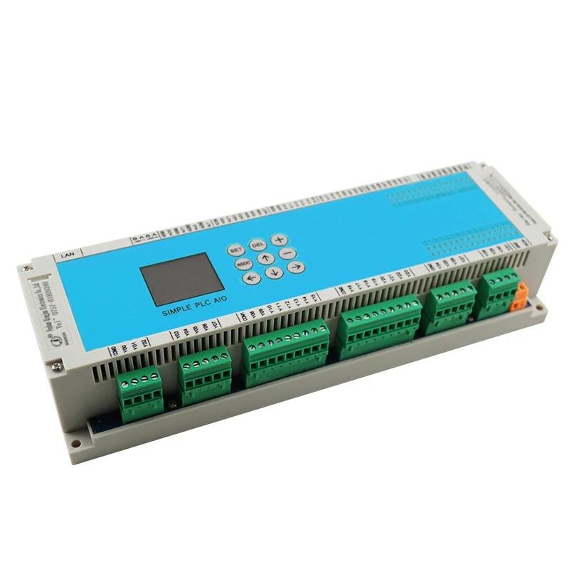 

PLC Controller with 2-Channel Analog Inputs Outputs 4-Channel Pulse Outputs 2 Channel RS485 Communication for Stepper Motor