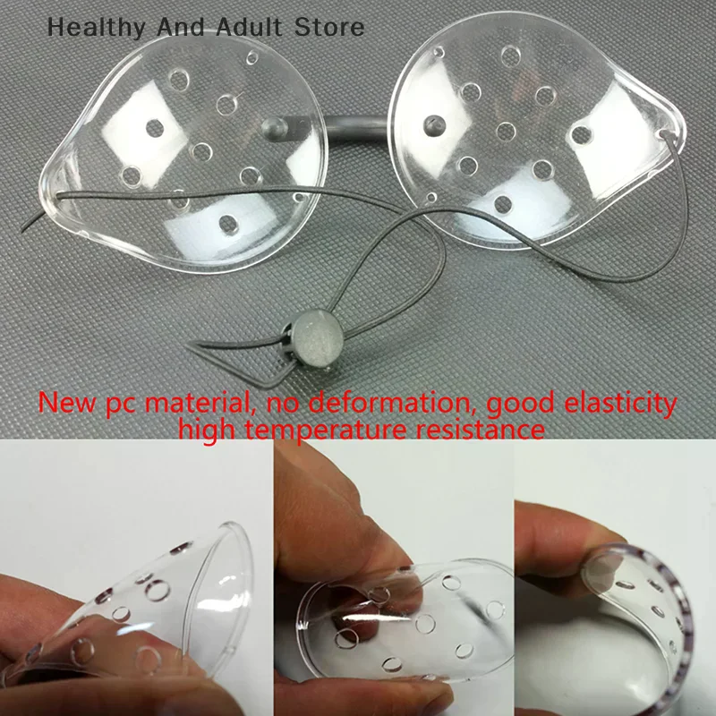 1Pcs Plastic Ventilated Clear Eye Shield Eye With 9 Holes After Eye Surgery