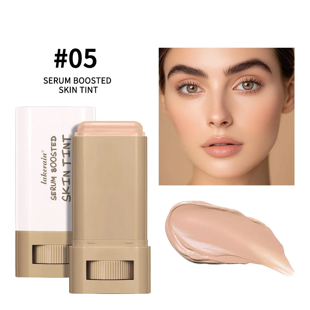 

Smooth Plumper Skin Tint Foundation Stick Boosted Skin Hight Coverage Foundation Balm Full Coverage Eraser Foundation