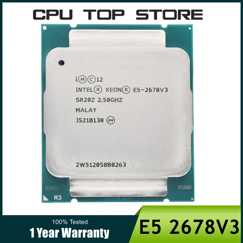 xeon store: تقييم ونصائح لشراء معالج Intel Xeon E5 2678 V3