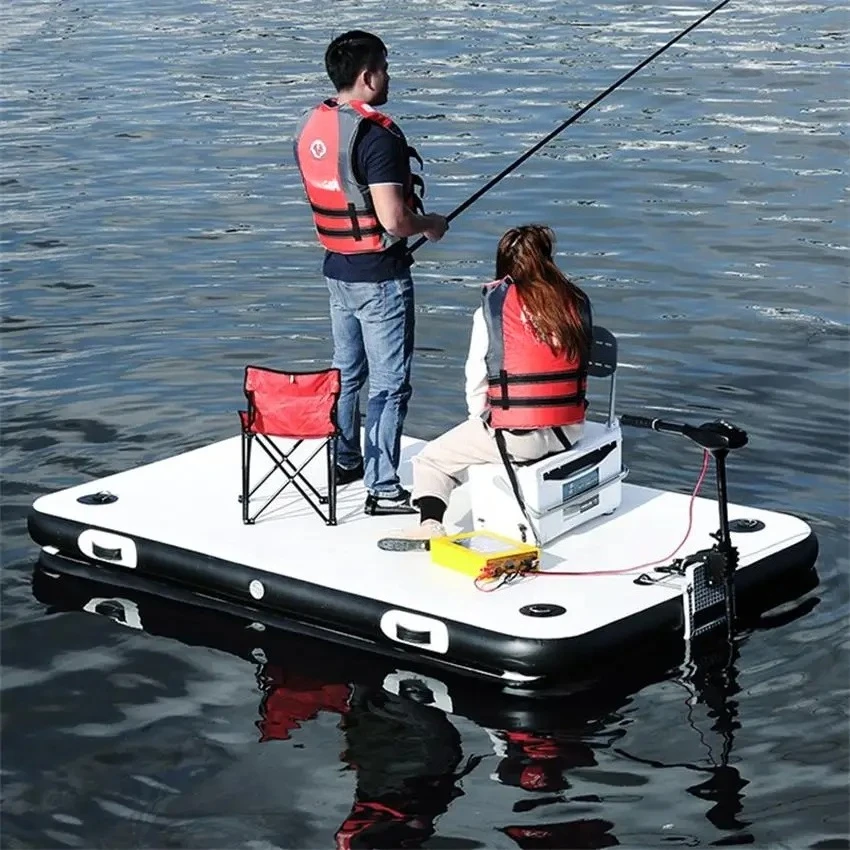 

Deck Water Play Equipment Inflatable Floating Platform