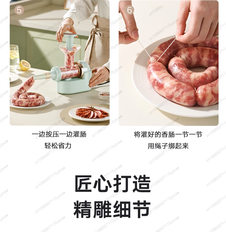 Electric Fully Automatic Sausage Enema Machine, Sausage Filling Machine For Household And Commercial Use Sausage Enema Machine