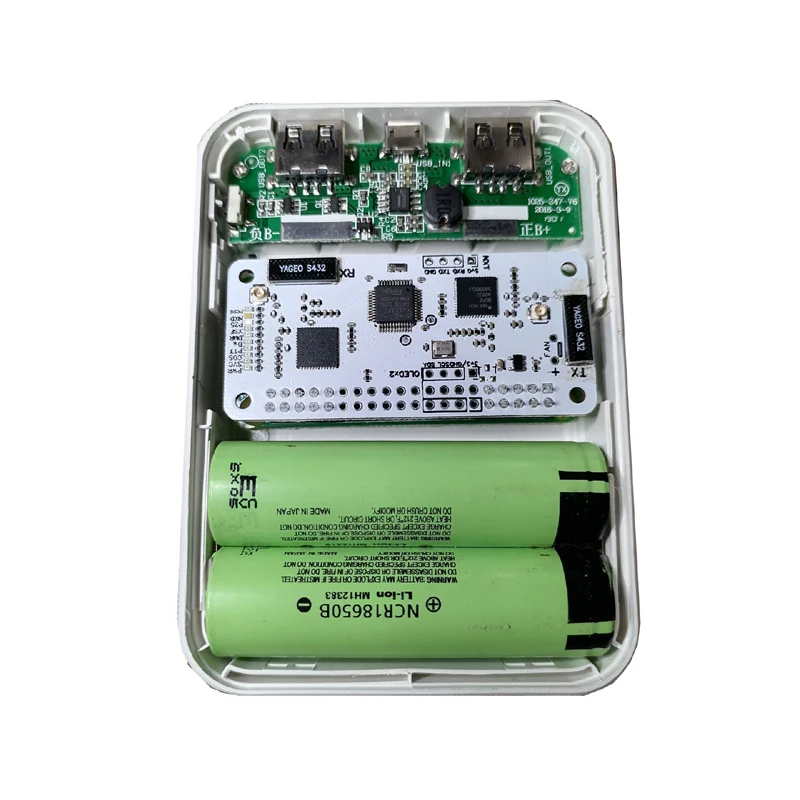 Jumbospot-Mini MMDVM HS Dual Hat Duplex RX TX UHF VHF Hotspot Board Kit P25 DMR YSF para Pi-star Raspberry pi MMDVM Power Bank