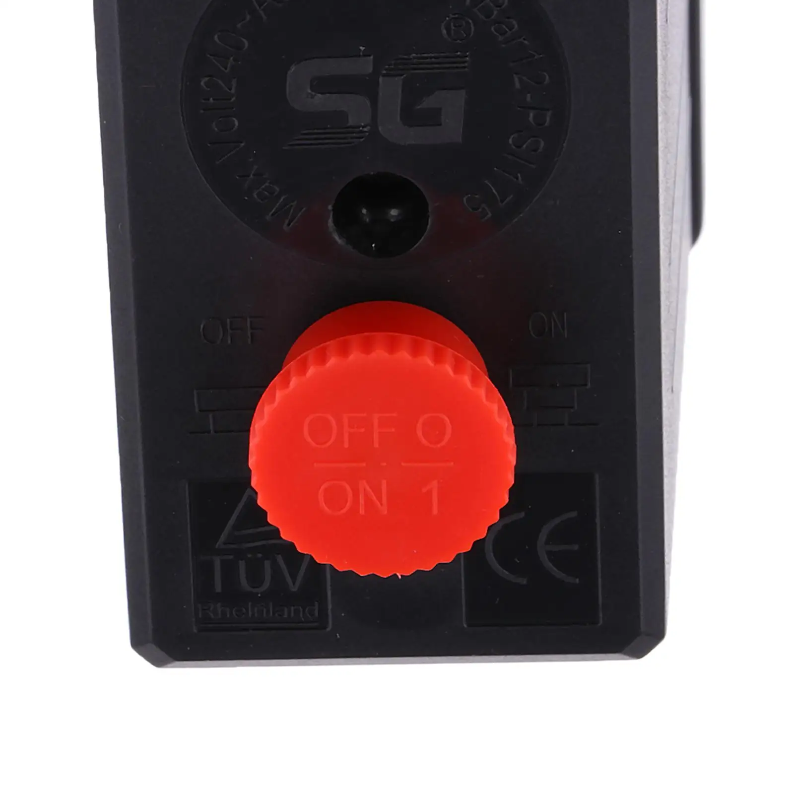 Black Air Compressor Pressure Switch Replacement Part for Industrial Supply MRO Portable Compressor Tools