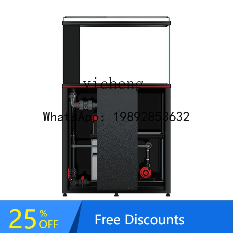 

Colorful Butterfly Fish Tank Ultra White Dragon Fish Tank Living Room Glass Medium Size