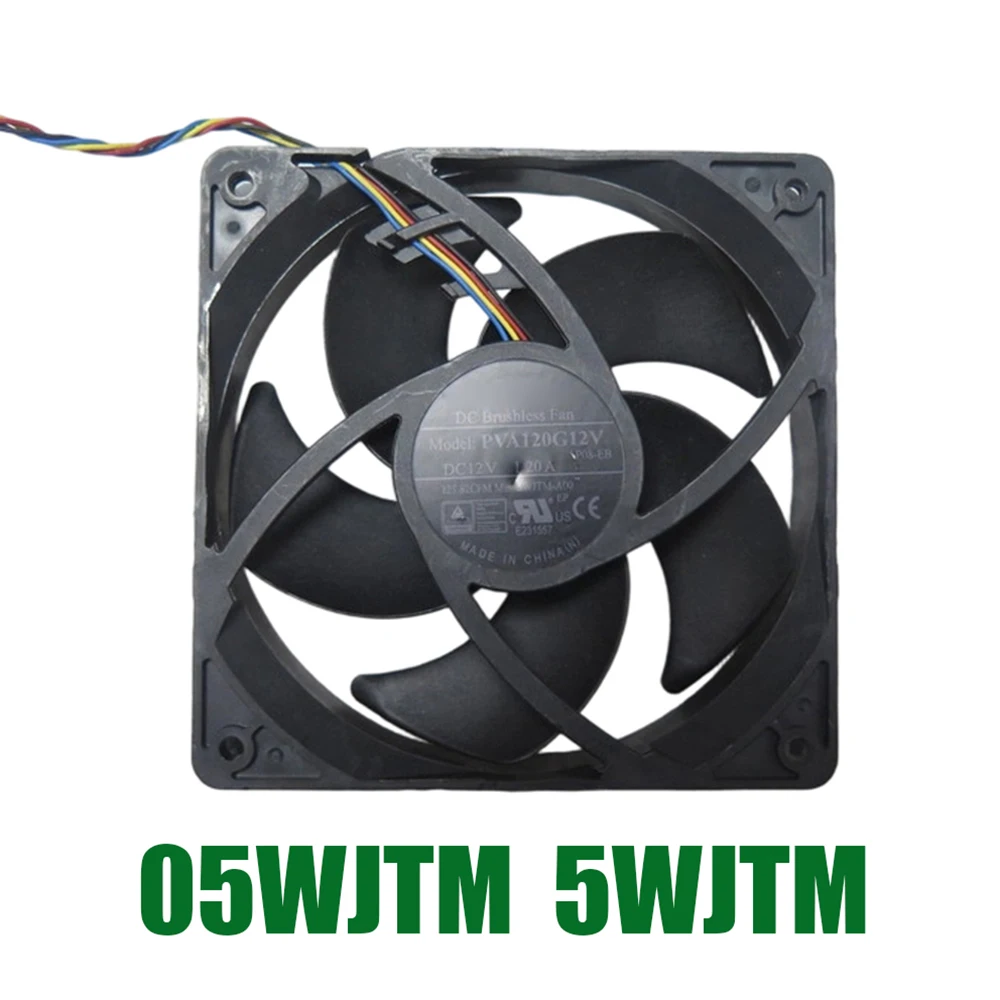 05WJTM 5WJTM For DELL Tower Plus EBT2250 XPS 8950 8960 For Precision 3660 3680 Tower PVA120G12V-P08-EB Chassis Fan