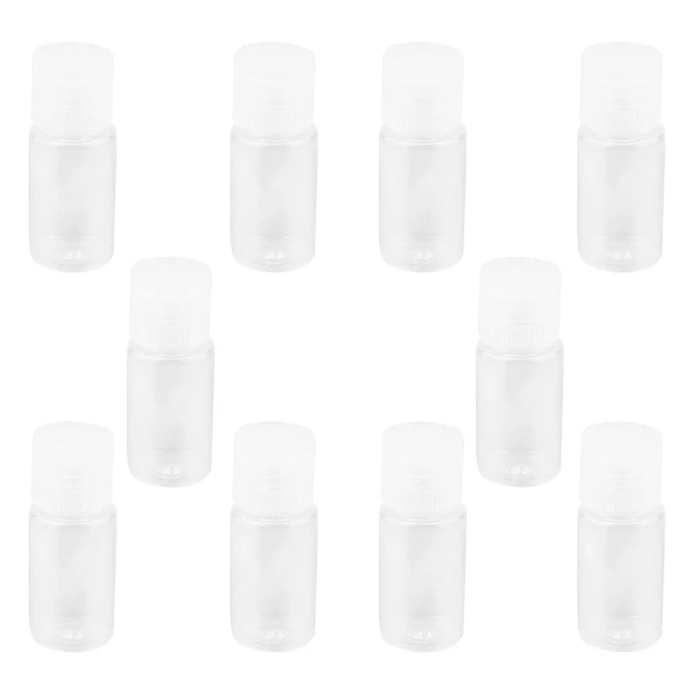 24 Pcs 15ml Flip Cap Sub for Emulsion Lotion Dispensers Plastic Containers Refillable Travel