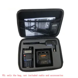 BAOFENG-Bolso de mano UV-5R serie de Radio bidireccional, caja de almacenamiento, estuche de transporte, bolsa de mano para UV-5RA Plus, walkie-talkie TYT