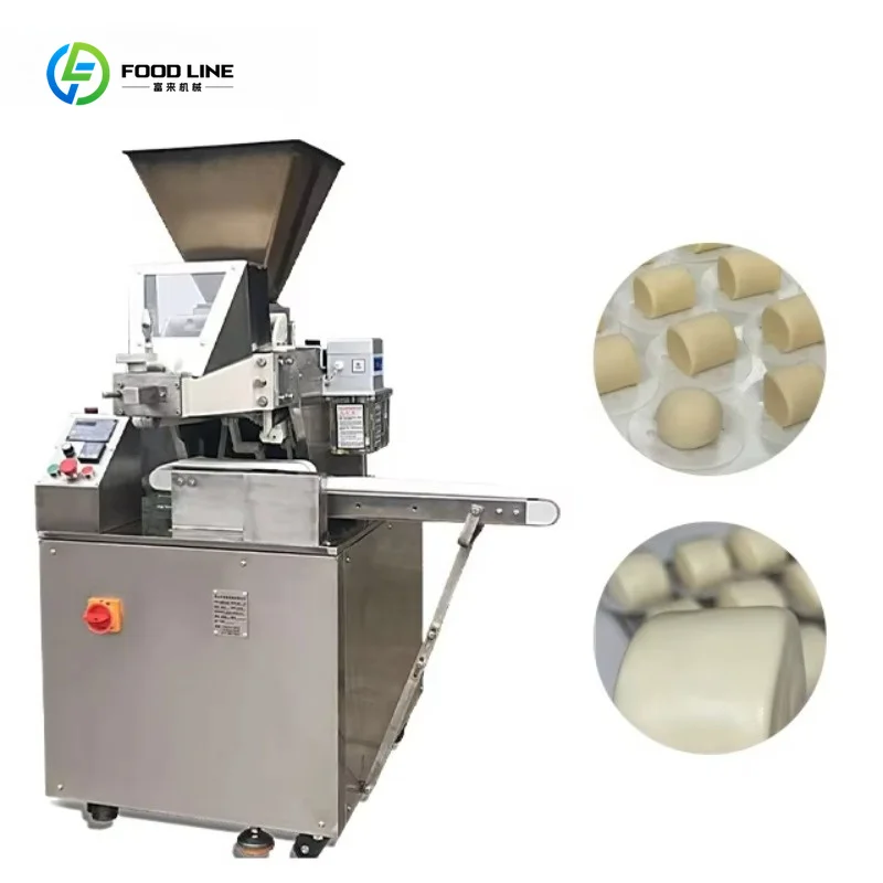 Large Continuous Dough Divider Rounder Machine 100-500g Automatic for Bun Dough Dividing Rounding Bakery Custom