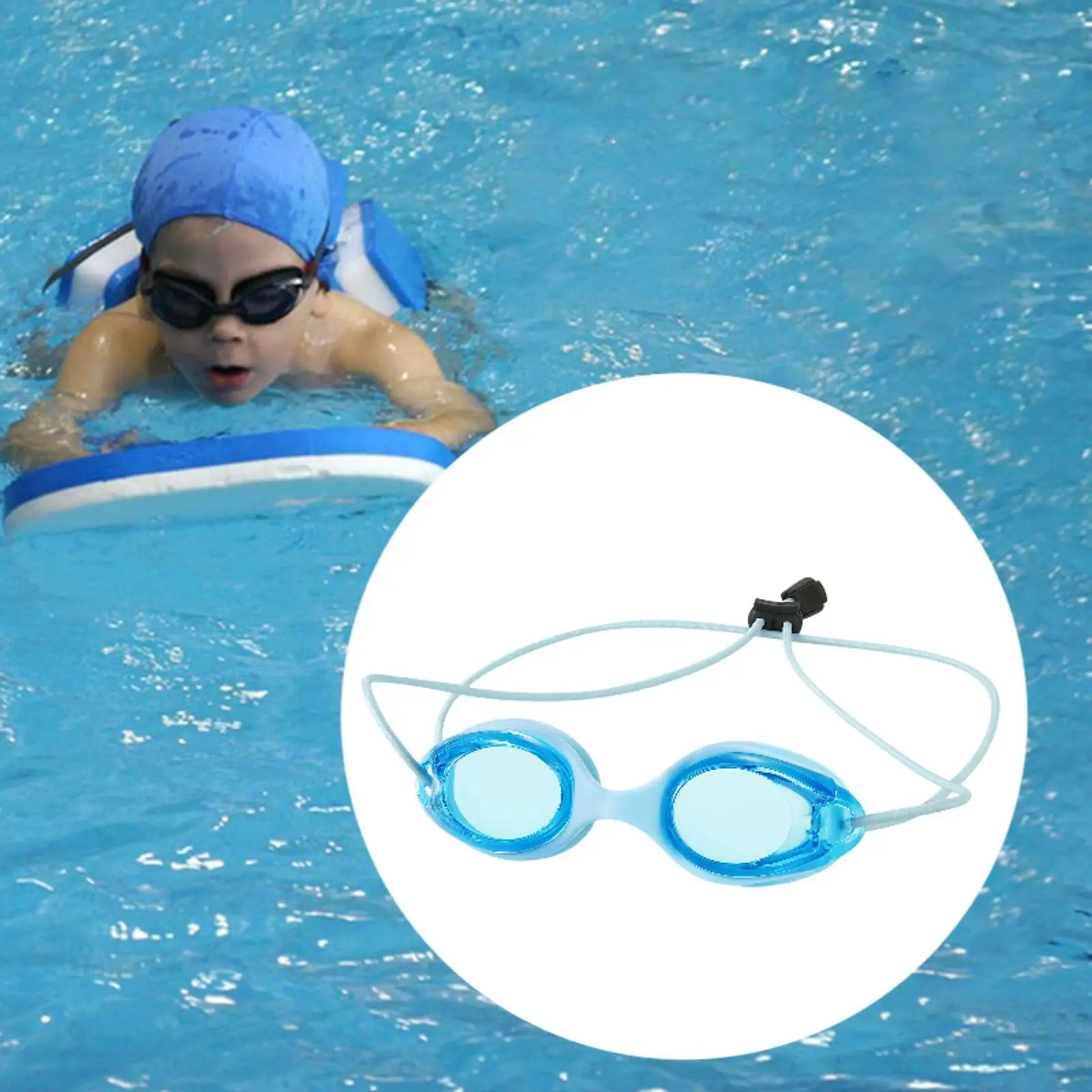 PC Silicone Kids Swim Goggles Anti Fog Bright Vision Eyewear for Children Beach Swimming Summer Accessories