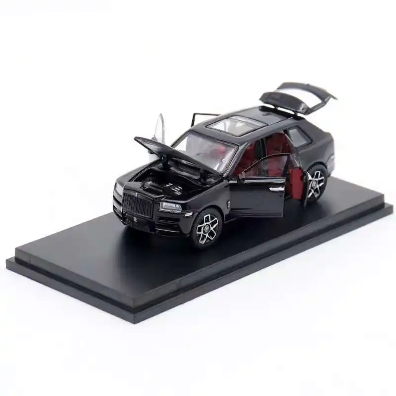 

DCM 1:64 Cullinan Black Bagde Black /Green limited299 Diecast Model Car