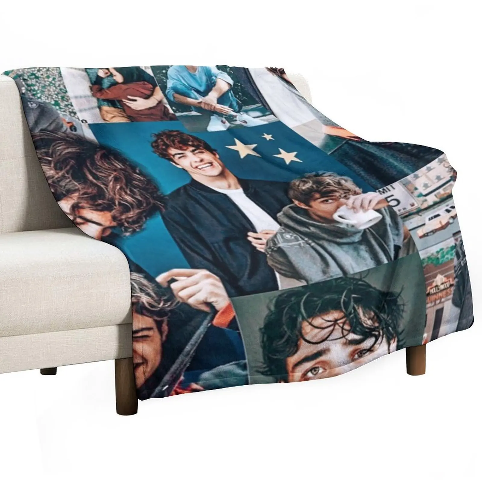 

Noah Centineo, Peter Kavinsky collage phone case Throw Blanket manga Designers Blankets For Sofas funny gift Blankets