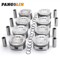 8pcs Pistons Rings Set Φ93mm For Porsche Cayenne Turbo S 955 9PA M48.50 M4850 4.5L V8 Twin Turbo 948 103 031 34  996 103 033 51