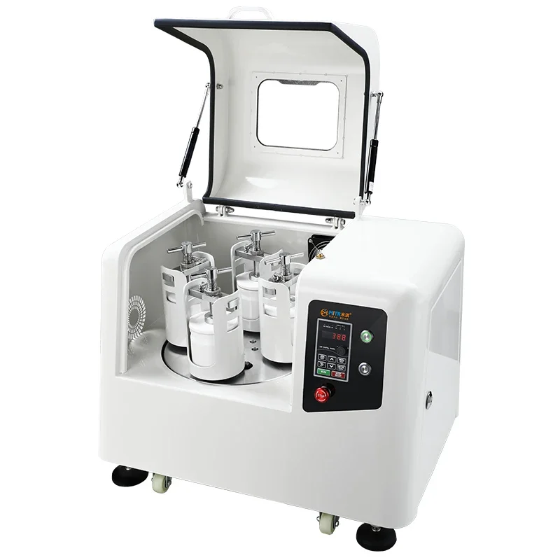 

0.4L Vertical Planetary Ball Mill, Lab Dry/Wet Grinding Machine, Hot Sale Factory Supply for Fine Milling Applications