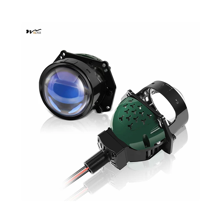 

3,0-дюймовый двухсветодиодный объектив проектора с дальним ближним светом - 120 Вт, 20 000 лм, 6000 К, белый фокусный луч, прозрачная линия отключения, головные фонари